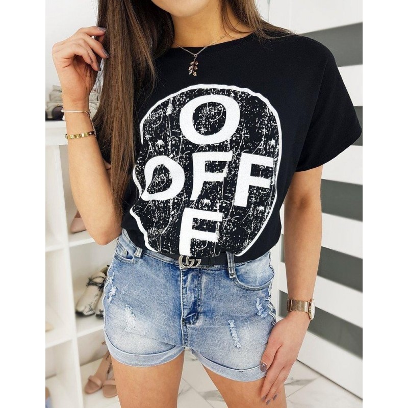 Dámske tričko OFF RY1390 - čierne