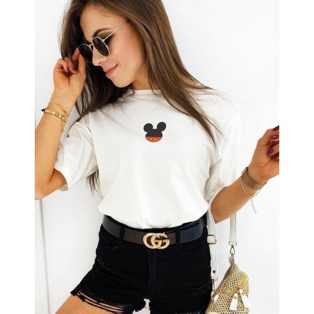 Dámske tričko MICKY DUO RY1417 - biele