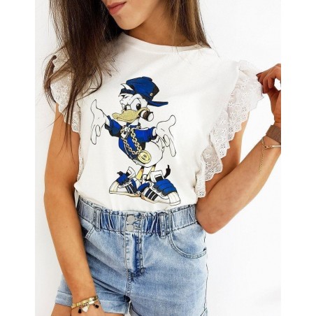 Dámske tričko DONALD MORE RY1421 - ecru