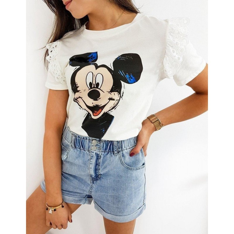 Dámske tričko MICKY CLASSIC RY1422 - ecru