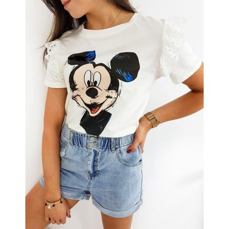 Dámske tričko MICKY CLASSIC RY1422 - ecru