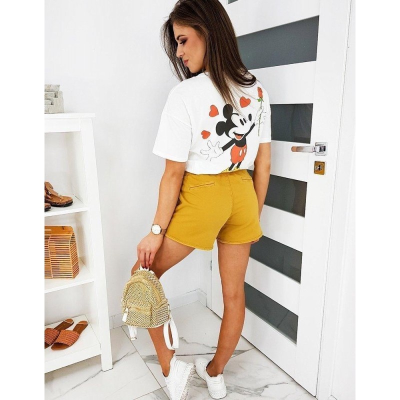 Dámske ecru tričko MICKY TWO RY1424