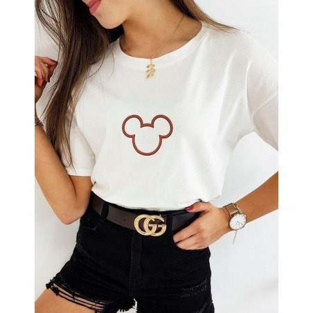 Dámske tričko MICKY DUO RY1426 - ecru