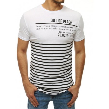 Pánske tričko s krátkym rukávom RX4214 - biele