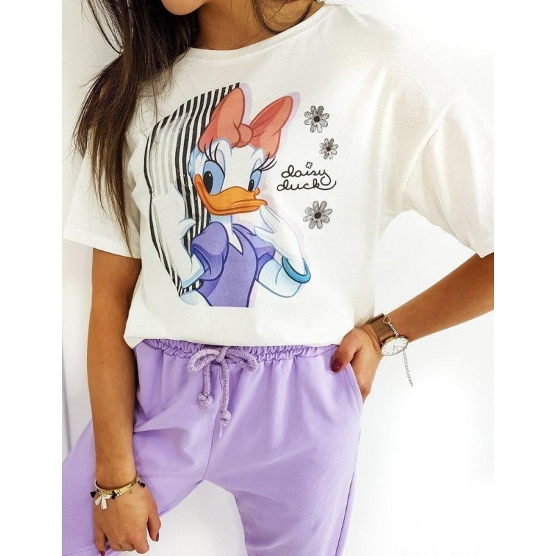 Tričko pre dámy DAISY DUCK RY1439 - ecru