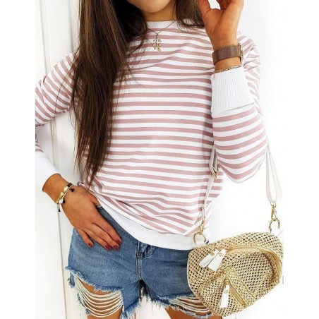 Ružová dámska mikina LOVELY MORENO BY0369