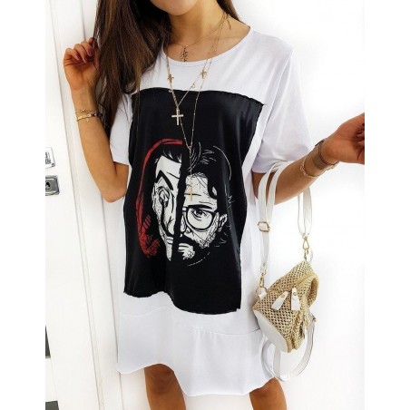 Dámske šaty PROFESORES EY1259 - biele