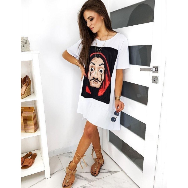 Dámske šaty PAPER HOUSE EY1260 - biele