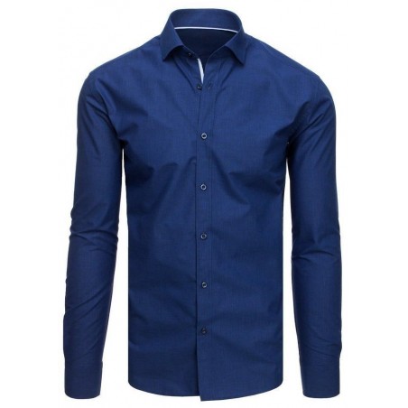 Pánska modrá casual košeľa DX1889