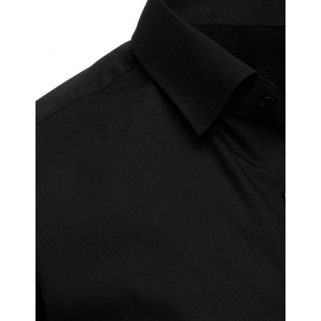 Pánska košeľa s krátkym rukávom KX0924 - čierna