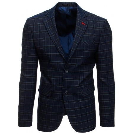 Tmavomodré pánske casual sako MX0508