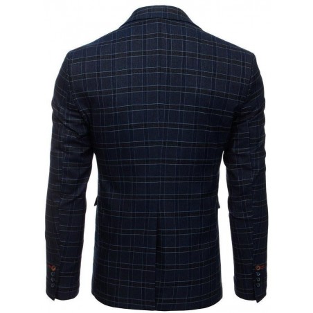 Tmavomodré pánske casual sako MX0508