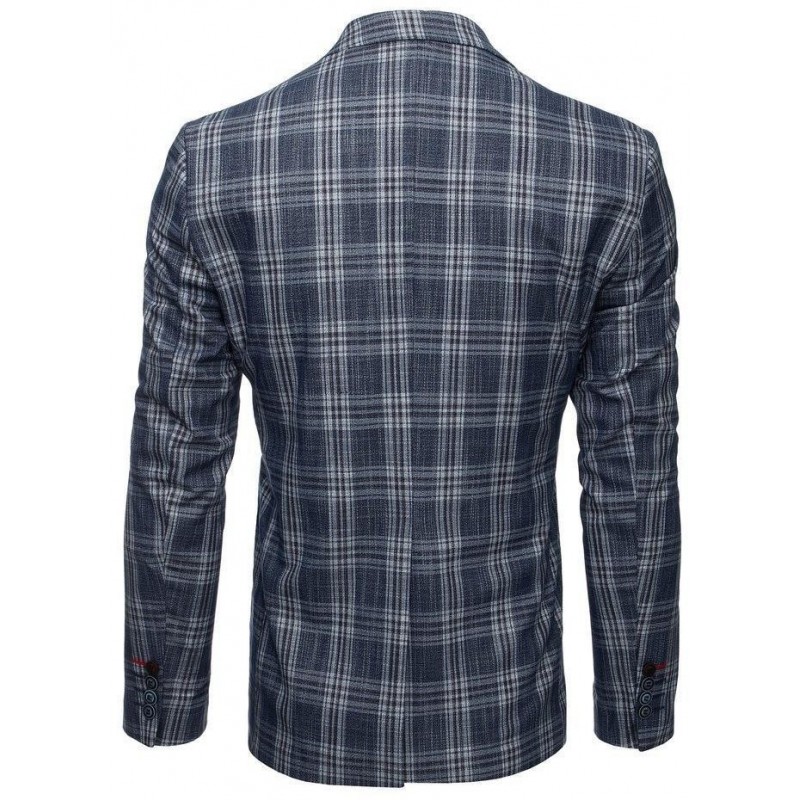 Casual pánske sako MX0521 - tmavomodré