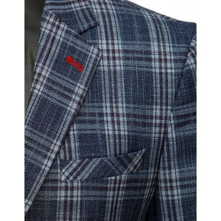 Casual pánske sako MX0521 - tmavomodré