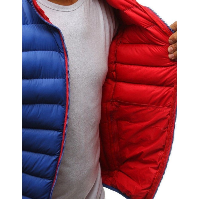 Zimná pánska bunda prešívana (tx2374) - svetlomodrá