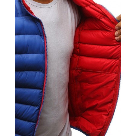 Zimná pánska bunda prešívana (tx2374) - svetlomodrá