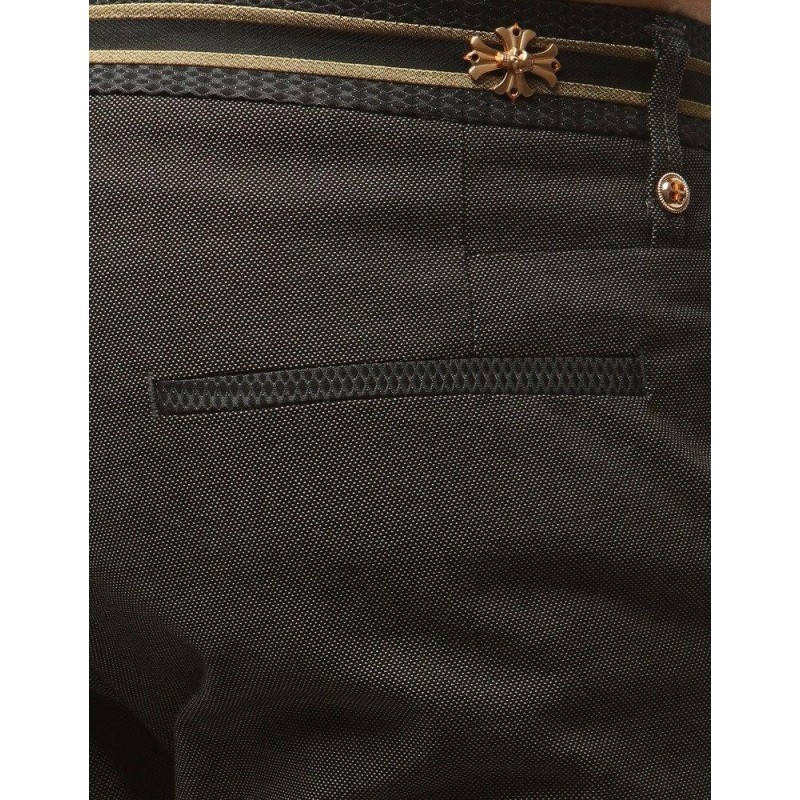 Pánske nohavice chinos (ux1446) - čierne