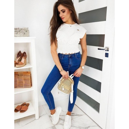 Dámske tričko BREAKER RY1442 - ecru