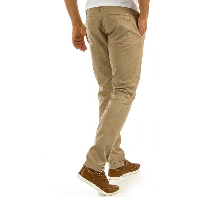 Chino pánske nohavice (ux0876) - béžové