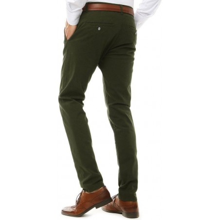 Pánske chino nohavice UX2584 - zelené