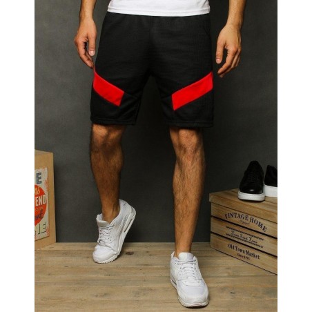Čierne teplákové pánske kraťasy SX1232