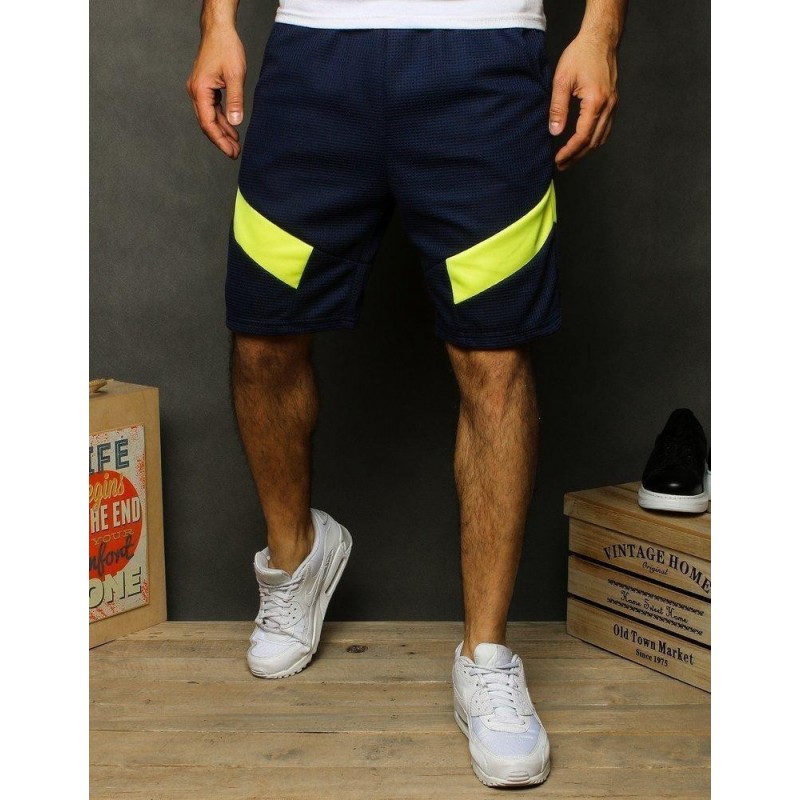 Tmavomodré teplákové pánske kraťasySX1233