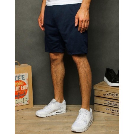 Pánske teplákové tmavomodré kraťasy SX1238