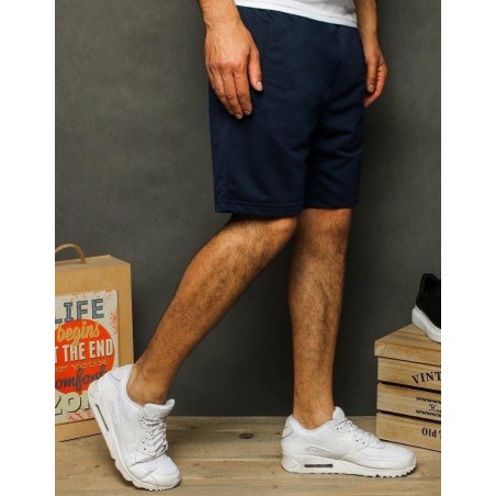 Pánske teplákové tmavomodré kraťasy SX1238