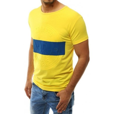 Pánske žlté tričko s potlačou RX4224