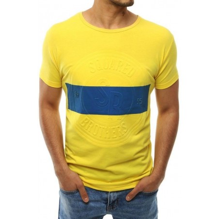 Pánske žlté tričko s potlačou RX4224