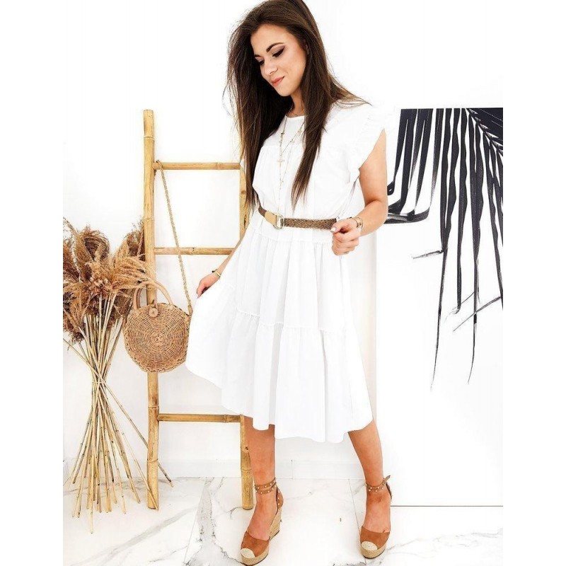 Biele dámske šaty MANUELLA EY1286