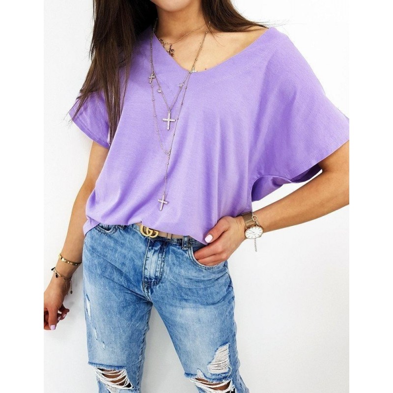 Dámske fialové tričko BOLANA RY1511