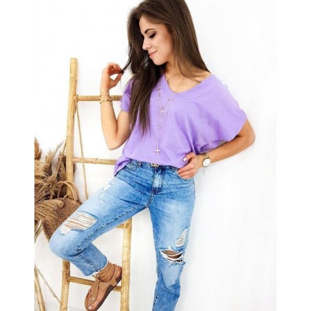 Dámske fialové tričko BOLANA RY1511