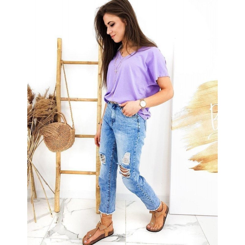 Dámske fialové tričko BOLANA RY1511