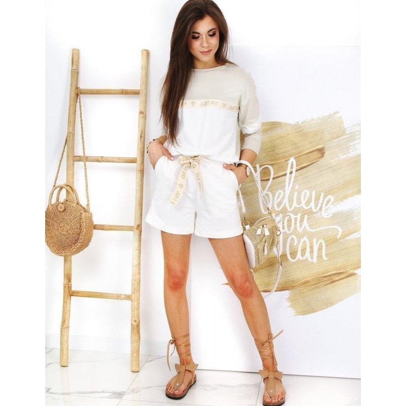 Dámska béžové súprava JUST FIT LOVE AY0299