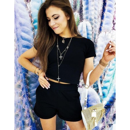 Dámsky čierny komplet SALVAN AY0308