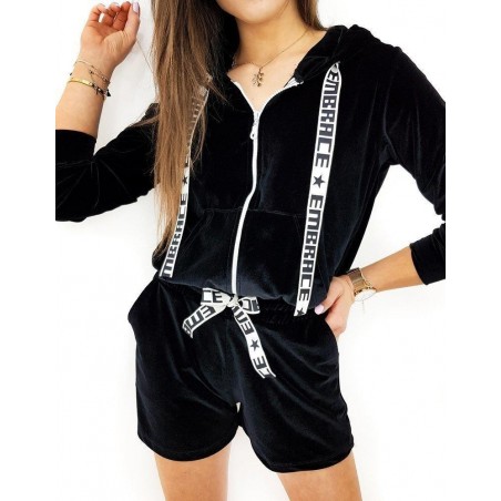 Dámska tepláková súprava EMBRACE AY0317 - čierna