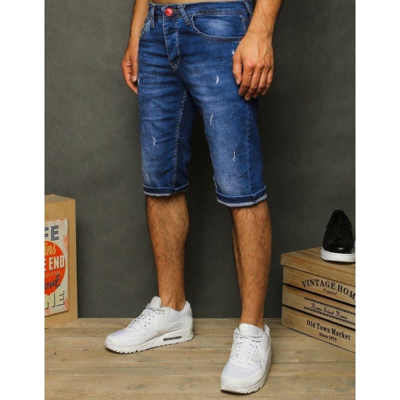Rifľové kraťasy pre pánov SX1246 - modré