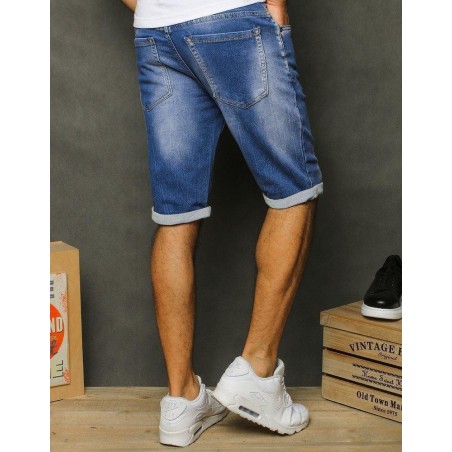 Modré pánske rifľové kraťasy SX1249