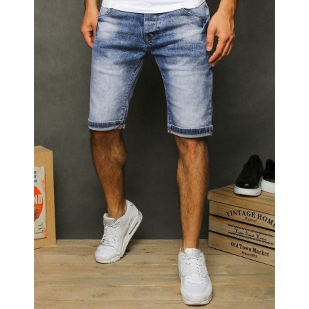 Pánske modré rifľové kraťasy SX1251