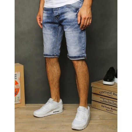 Pánske modré rifľové kraťasy SX1251