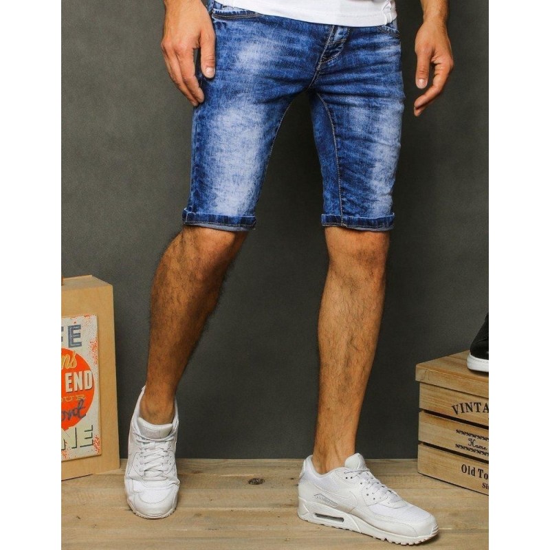 Rifľové kraťasy pre mužov SX1255 - modré