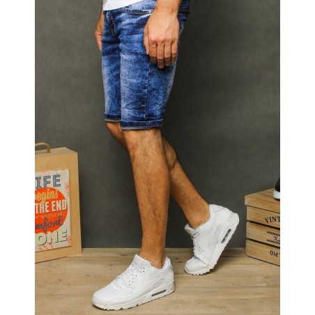 Rifľové kraťasy pre mužov SX1255 - modré