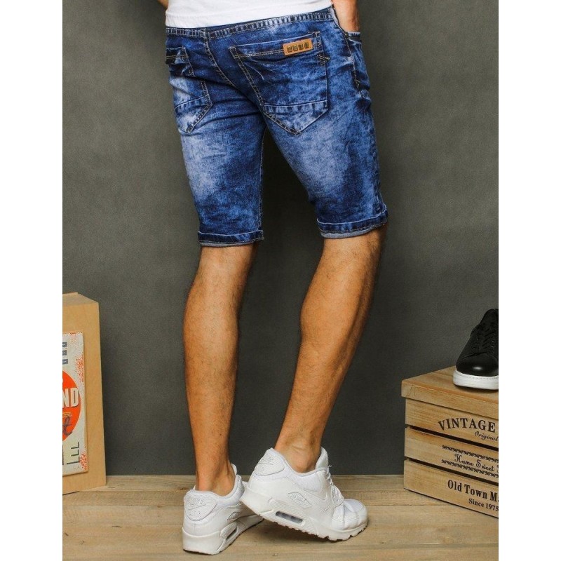 Rifľové kraťasy pre mužov SX1255 - modré