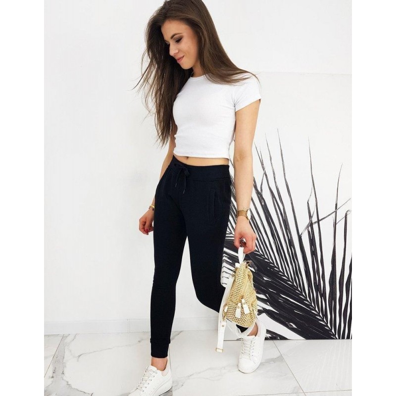 Dámske tepláky FITT UY0135 - čierne