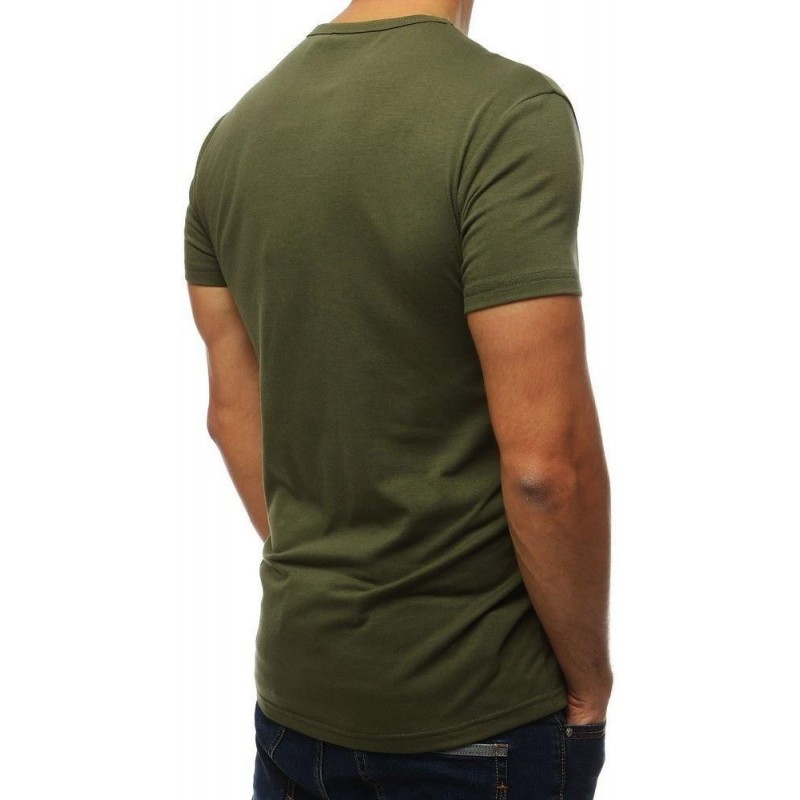 Pánske zelené tričko s potlačou RX3838
