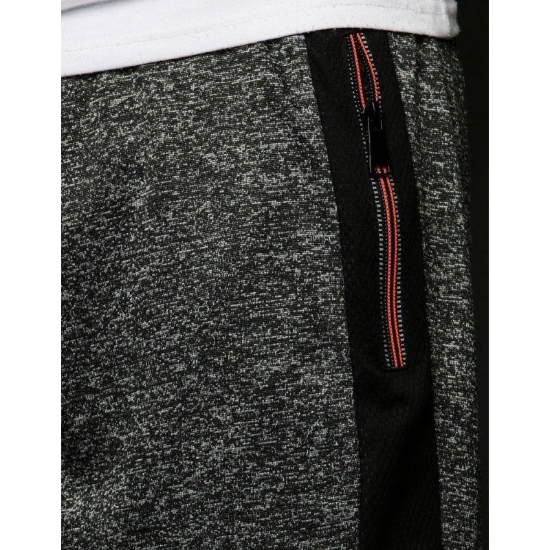 Pánske čierne teplákové kraťasy SX1137