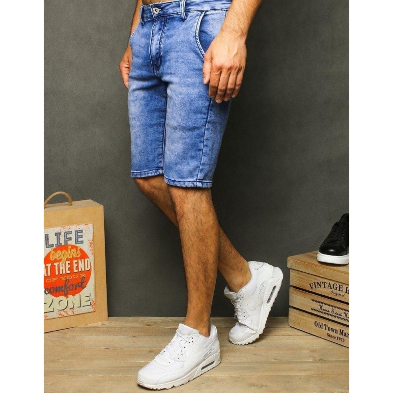 Pánske rifľové kraťasy SX1186 - modré