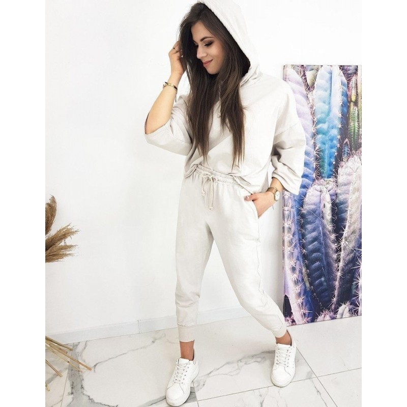 Dámska tepláková súprava BASIC LOVE II AY0298 - béžová