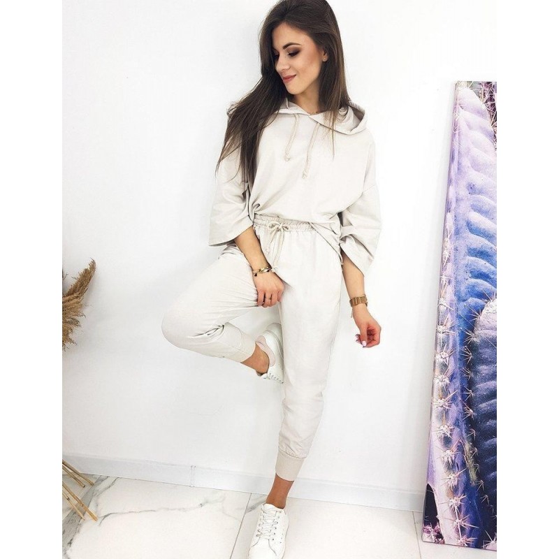 Dámska tepláková súprava BASIC LOVE II AY0298 - béžová